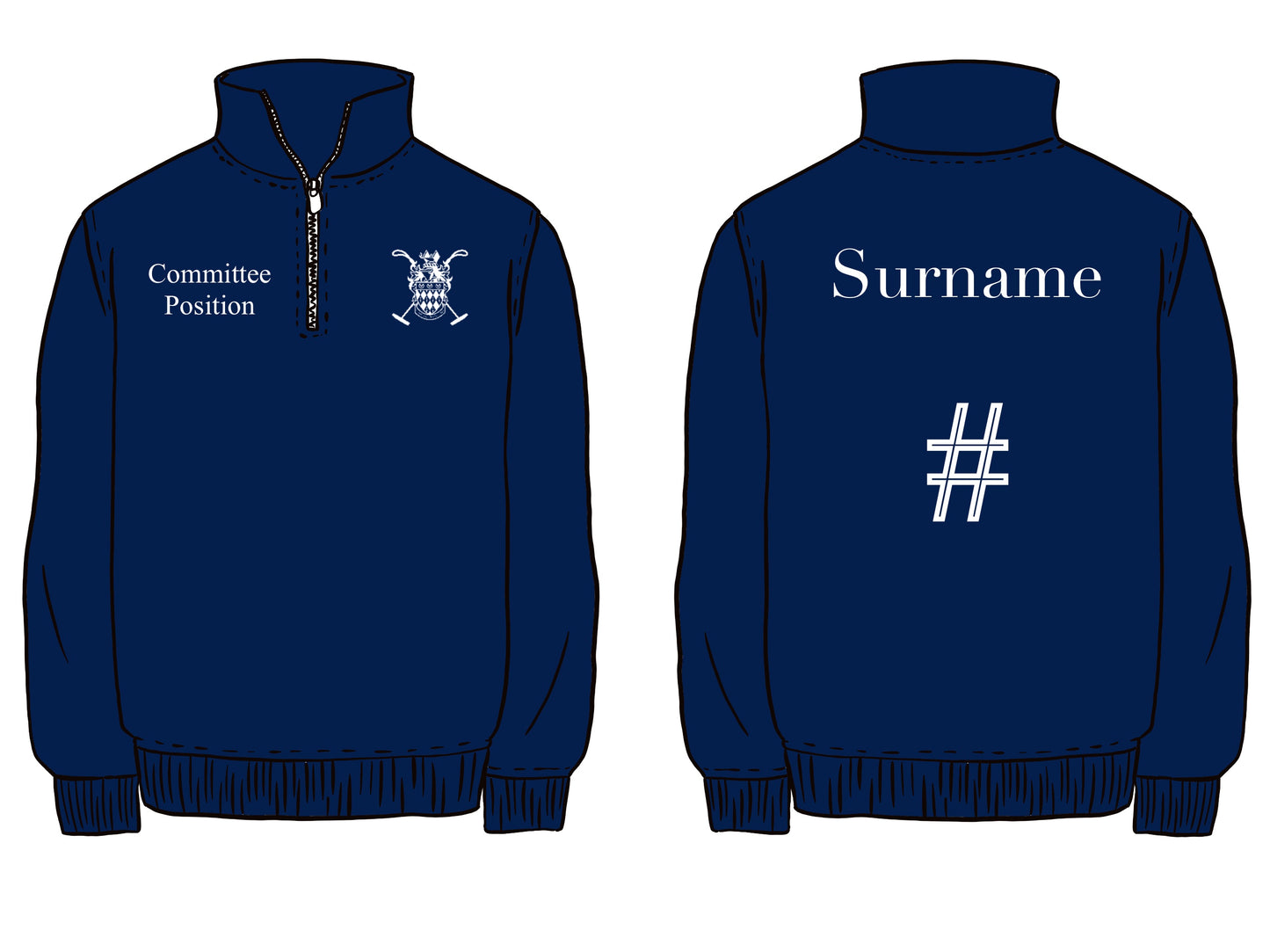 RHUL Polo Fleece - Personalised