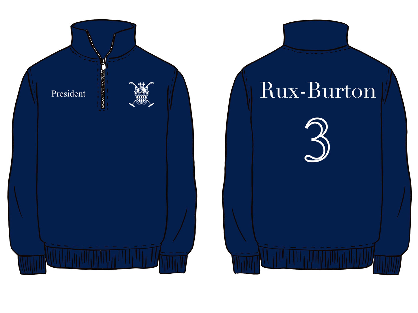 RHUL Polo Fleece - Personalised