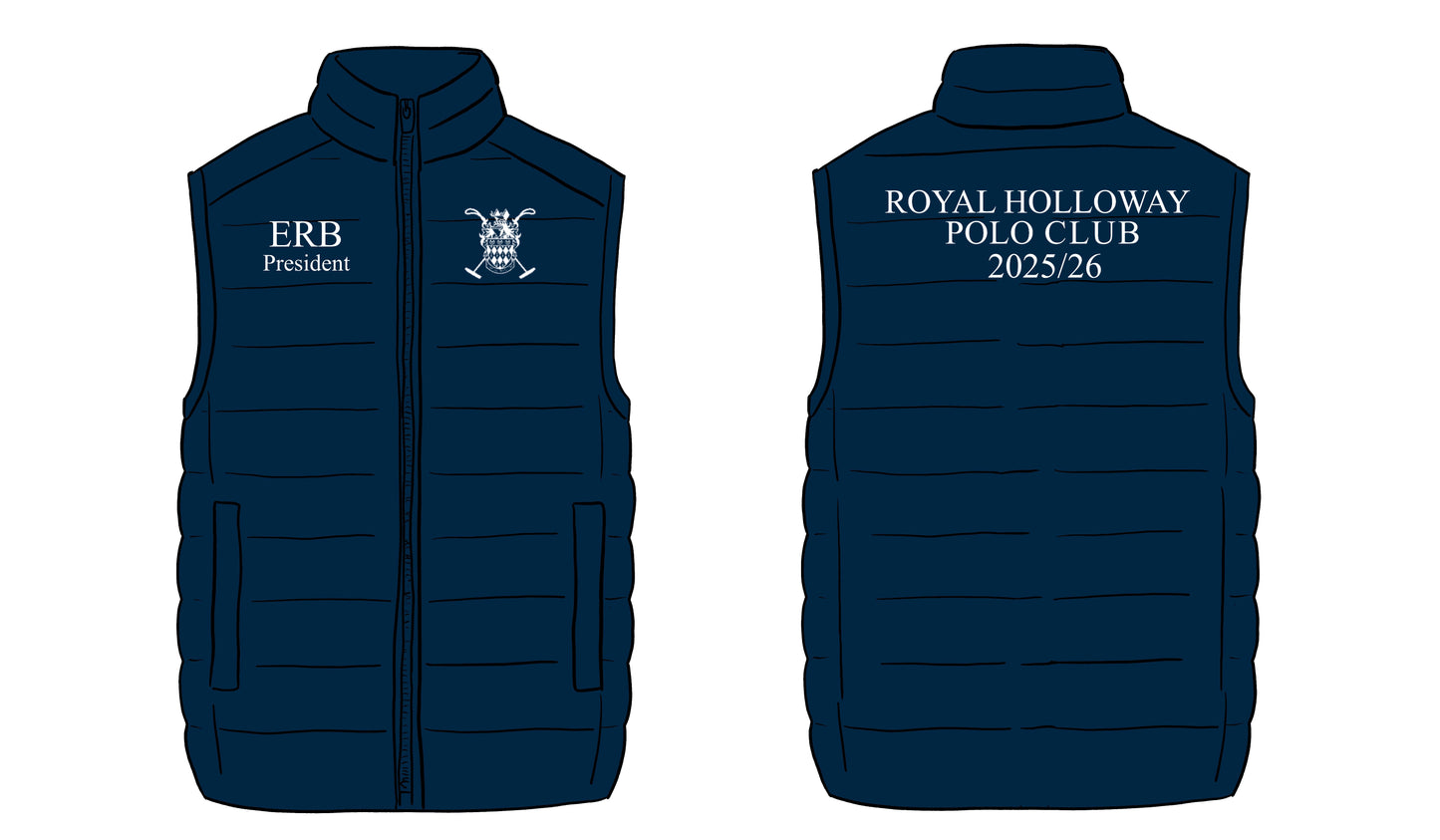RHUL Gilet - Personalised