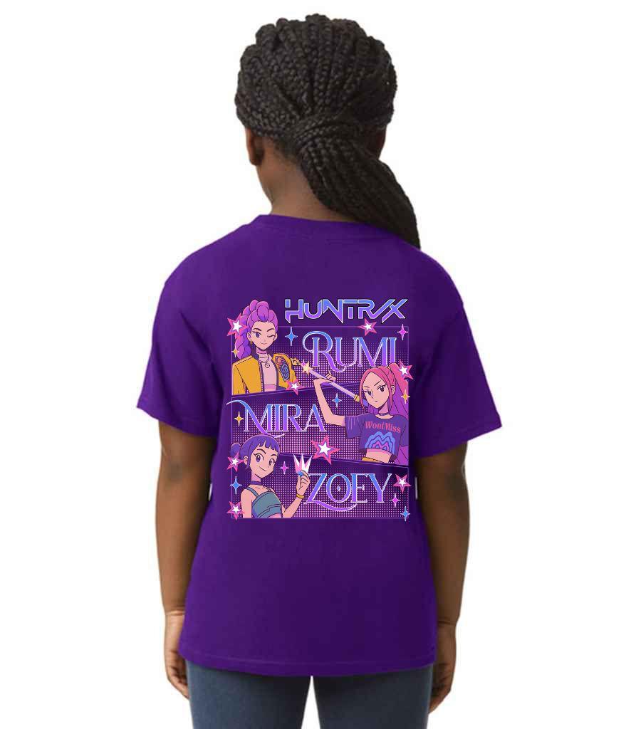 K Pop Huntrix Tshirt - Kids & Adults