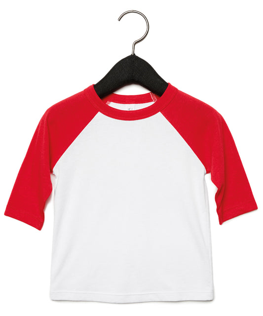 Toddler ¾ sleeve baseball tee