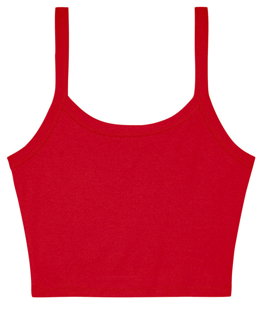 Women’s micro rib spaghetti strap tank
