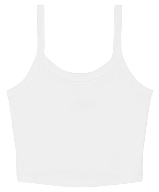 Women’s micro rib spaghetti strap tank