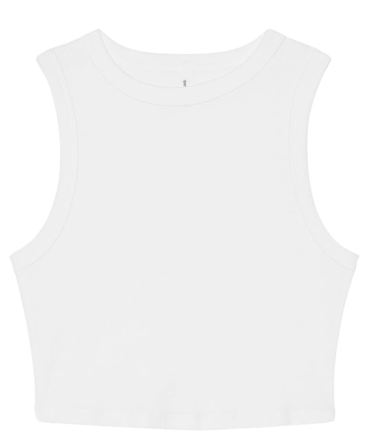 Women’s micro rib muscle crop tank