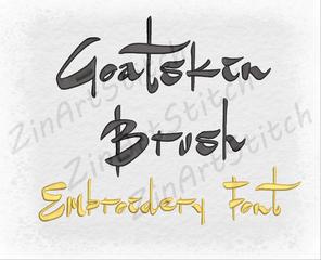 Goatskin Brush Font