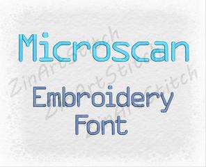 Mircoscan Font