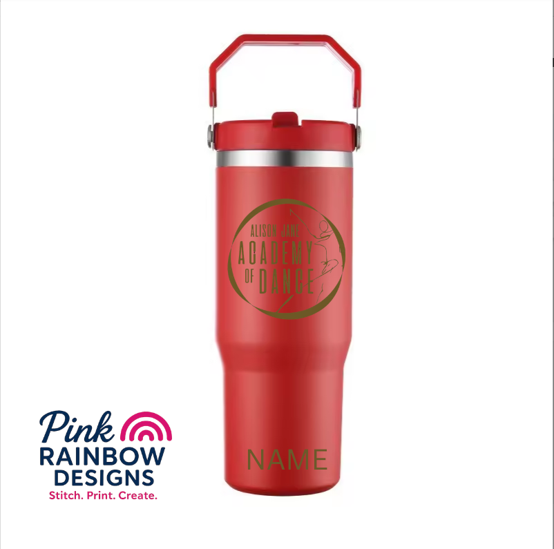 Stainless Steel Drinks Bottle - Red