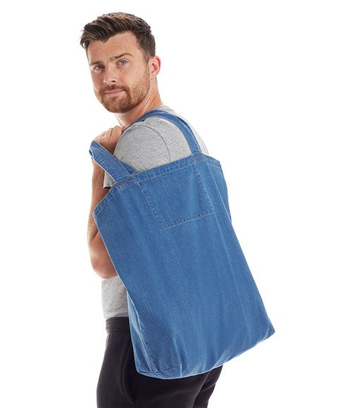 Denim Shopper Bag