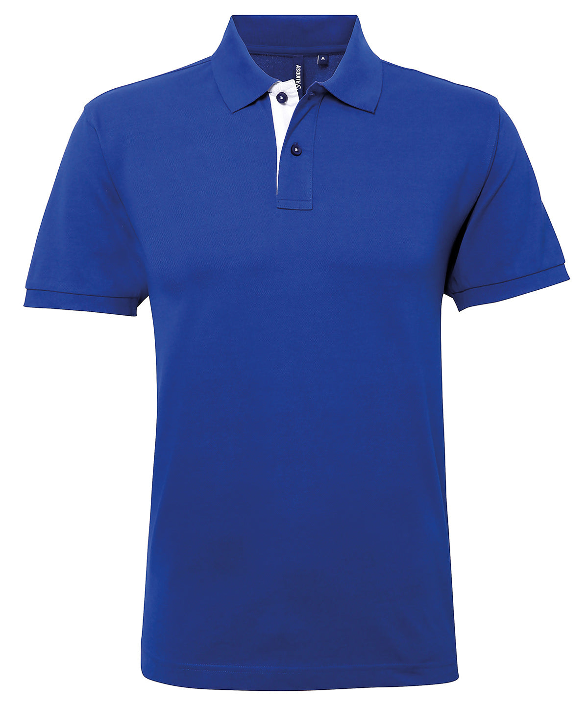 Men's classic fit contrast polo