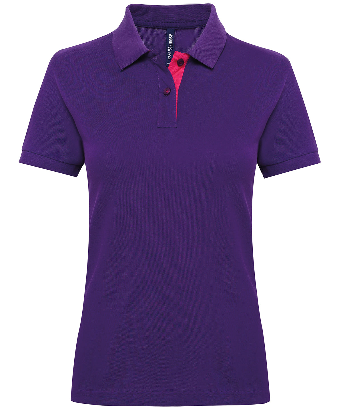 Women's contrast polo