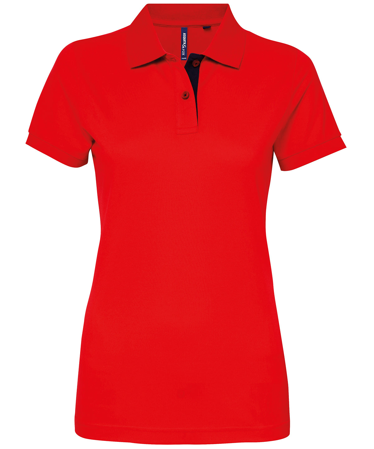 Women's contrast polo